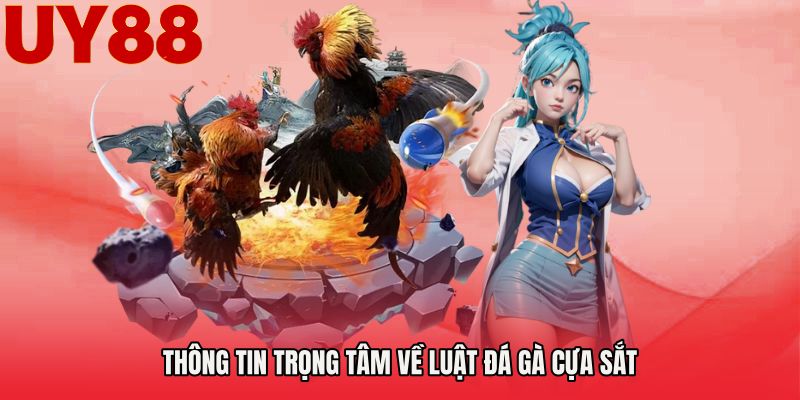 Thông tin trọng tâm về Luật đá gà cựa sắt